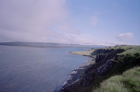 Coastline of north Iceland as viewed from Hv�tserkur
