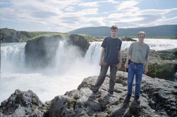 Gordon and Dave at Go�afoss