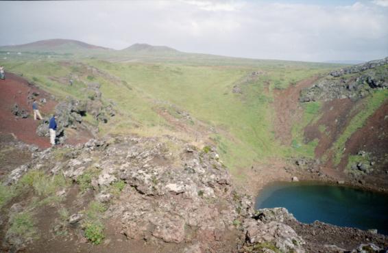 Dave and Gordon by the Keri� crater